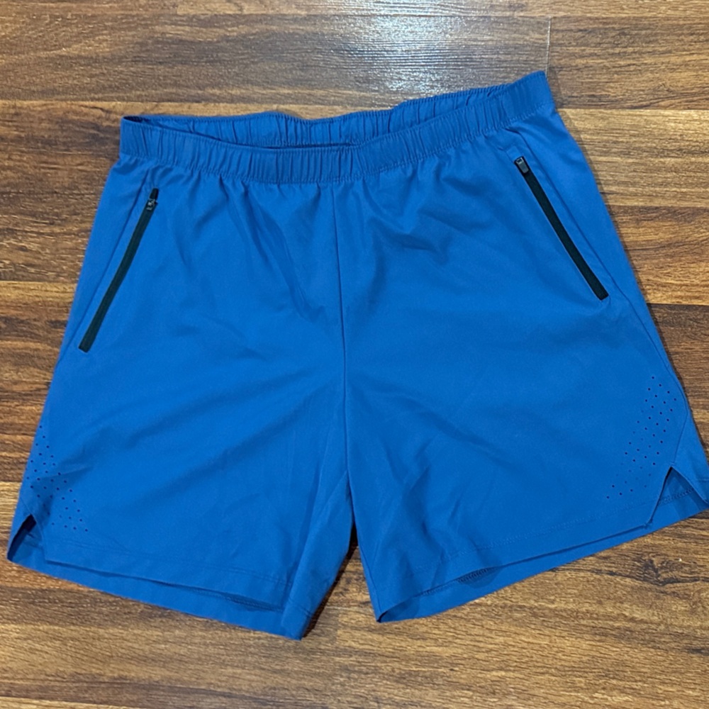 Men's Blue Athletic Shorts